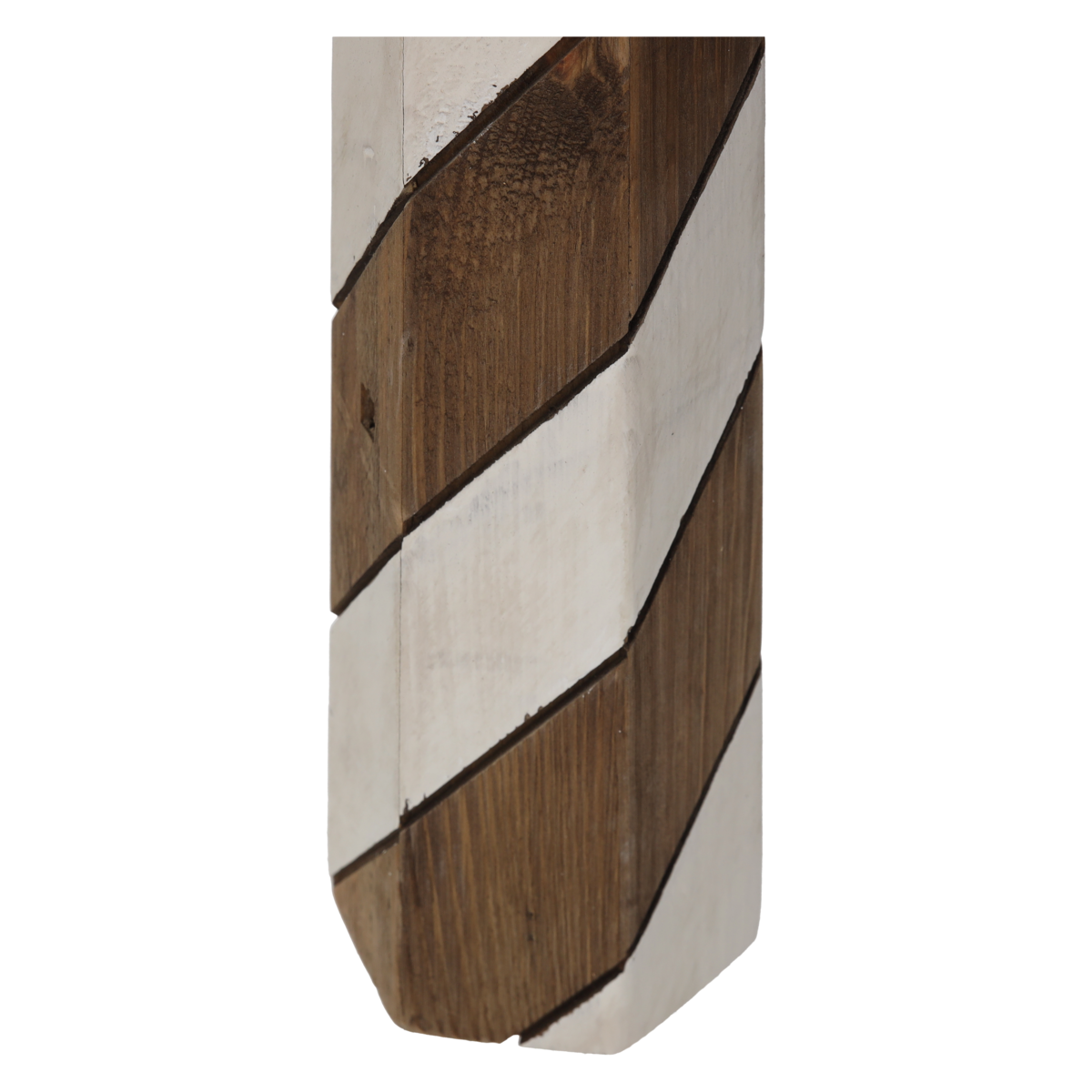 Brown wooden decorative light H50 D10