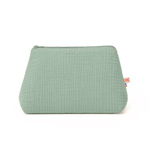 Organic Cotton Toiletry Bag Green
