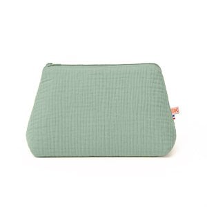 Organic Cotton Toiletry Bag Green