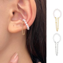 1 Pc 2025 Mode Minimalistischen Kein Piercing Ohr Manschette Ohrringe für Frau Gefälschte Piercing Ohr Manschette Clip Ohrringe für frauen Manschetten Schmuck