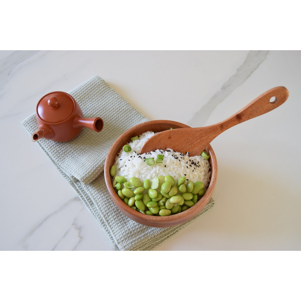 Handmade Tableware - Rice Bowl - Ø15 cm - Eco-friendly - Khaya Wood
