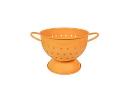 Durszlak musztardowy z serduszkami 21 cm Isabelle Rose