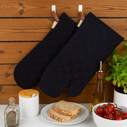 CH&F Ofenhandschuhe BBQ | 100 % Baumwolle | 18x35cm