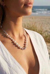 Collier maille marine en acier inoxydable