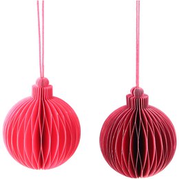  Papier Ball Dacia zum Hängen, 2 Farben, D8,5cm, pi
This product is a hanging paper ball ornament available in 2 colors, with a diameter of 8.5 cm. The ornament has a round, spherical shape and is made of paper material.