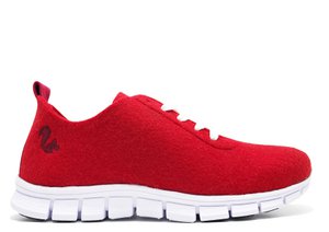 thies ® PET Sneaker red | vegan aus recycelten Flaschen