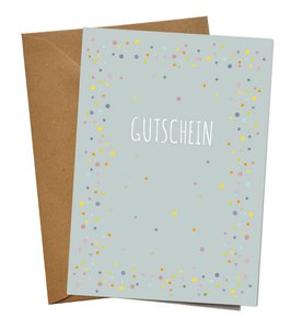 Grusskarte "Gutschein"