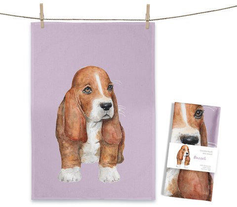 Geschirrtuch Basset