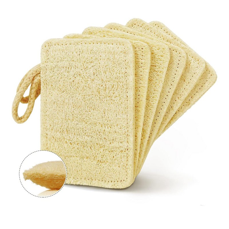 Natural and biodegradable loofah sponge