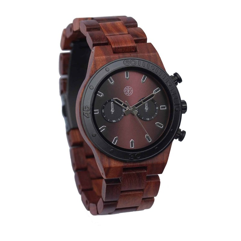 Greenwatch | Etain | Wooden Watch Men | Cherry wood