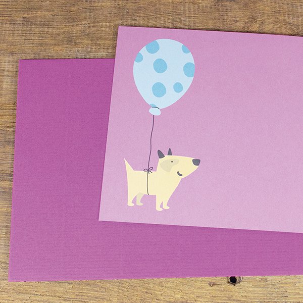 Livraison de ballon de carte de voeux