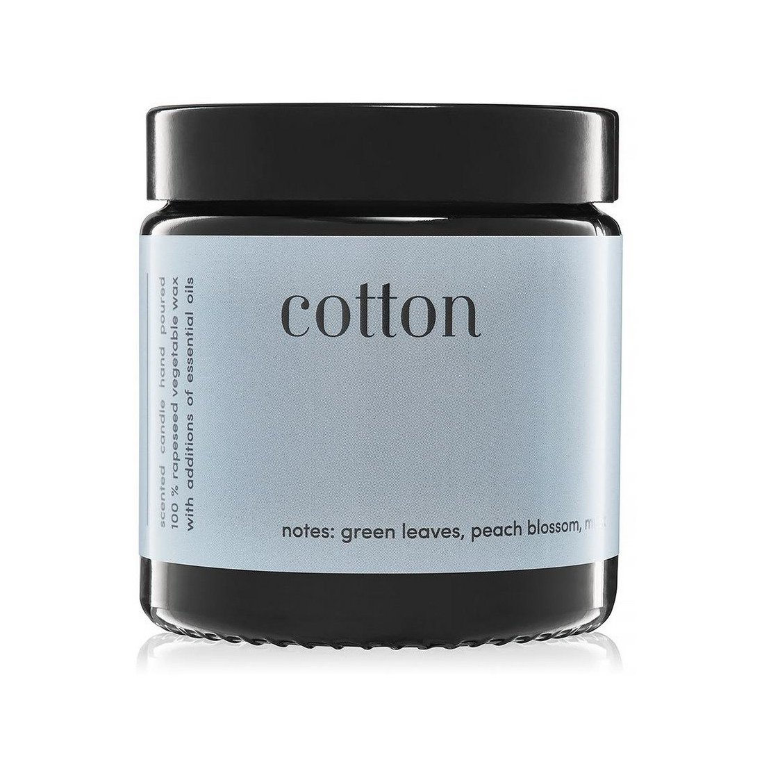 Świeca zapachowa "Cotton" 100% naturalny wosk rzepakowy 120g