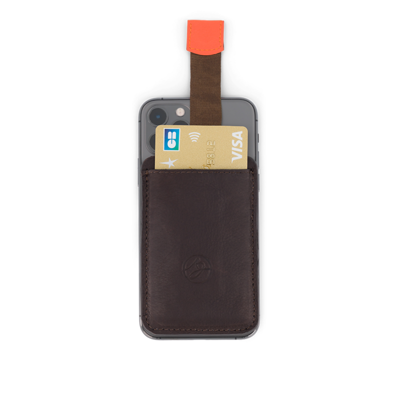 Etui na kartę telefoniczną - Kawowa Pomarańcza