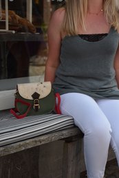 Borsa in pelle stampa animalier Jay Winter