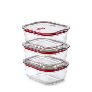 Black+Blum Glass Food Box set Medium - Meal prep - set van 3