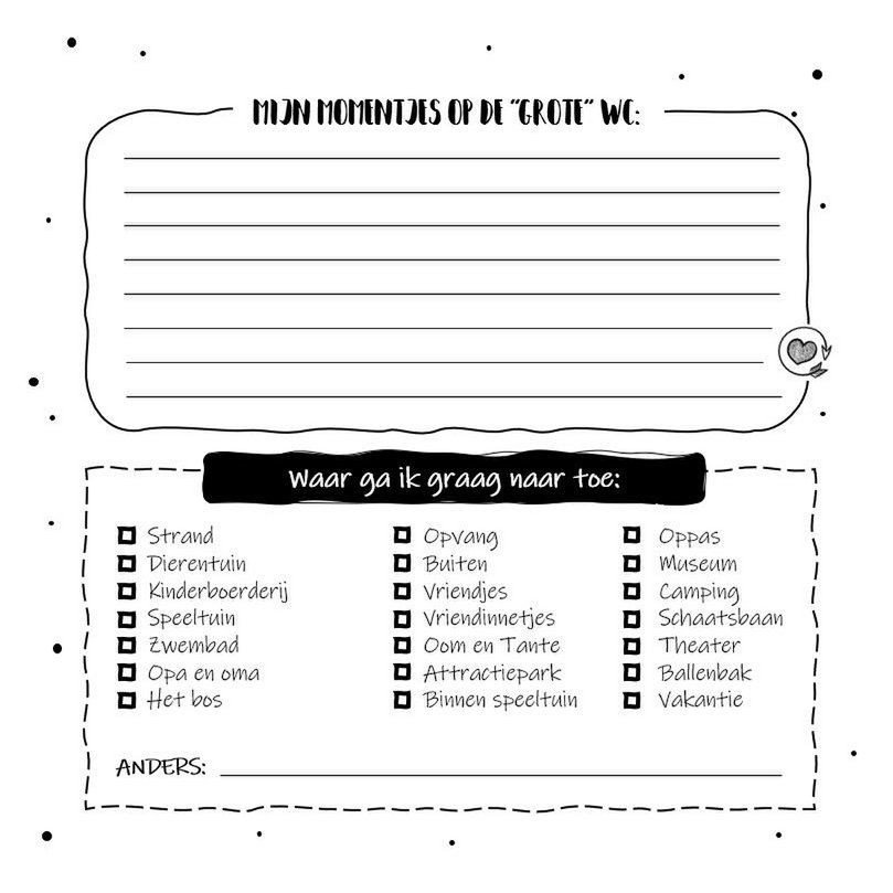 Fill-in book SilliBeads - My From Toddler to Toddler Growing Up Book - Hardcover Wire-o (BLACK/WHITE SERIES)