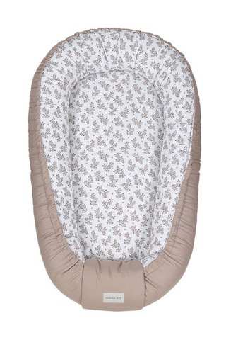LEAVES Kindernest – 100 % Baumwolle – Beige