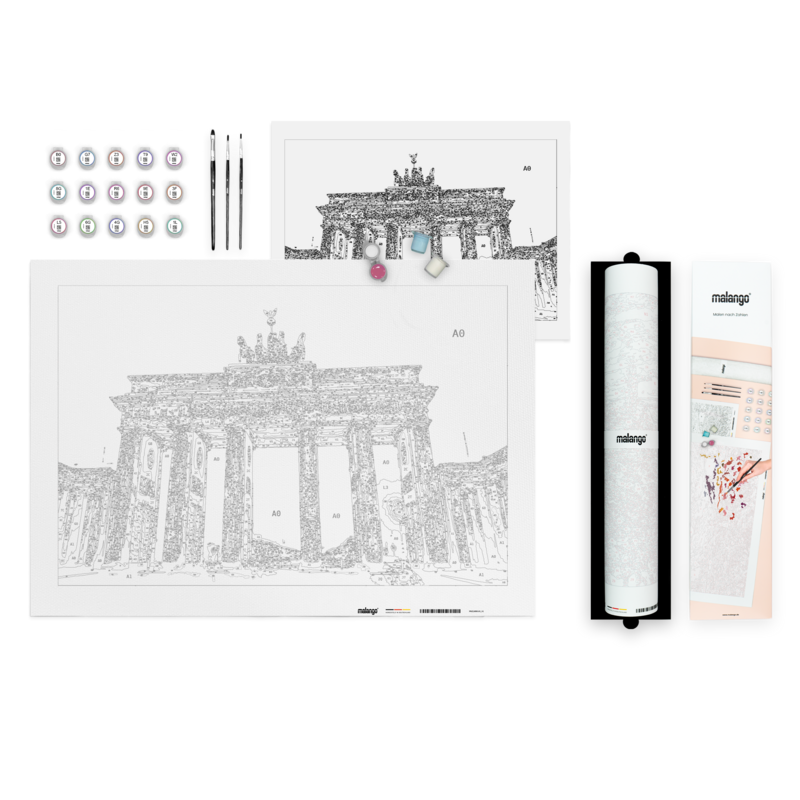 Painting by numbers - Brandenburg Gate