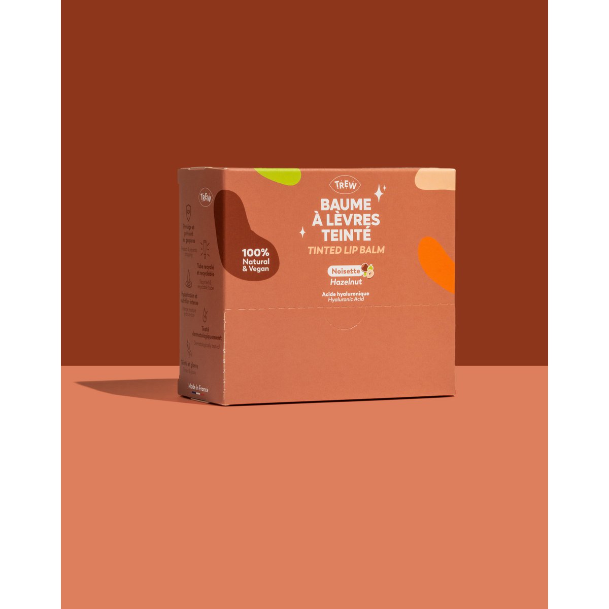Distrib Nude Tinted Hazelnut Lip Balm 100% Natural and Vegan