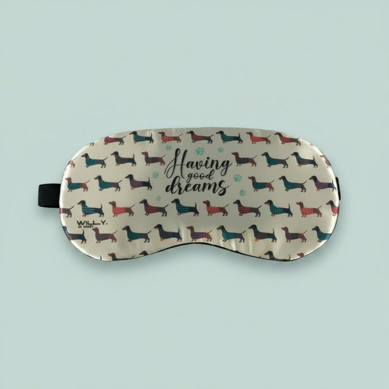 Dachshund Eye Mask - Cooling Gel Travel Sleep