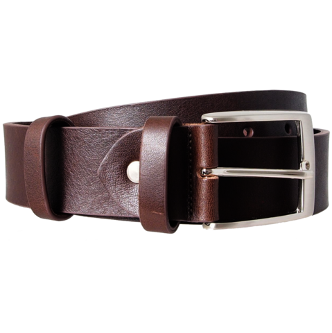 40 mm Trense Ledergürtel Braun