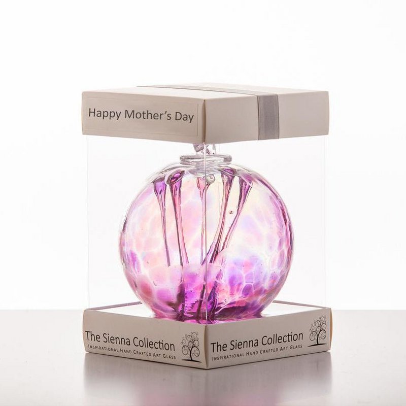 Boule Spirituelle Fête des Mères 10 cm - Rose & Violet