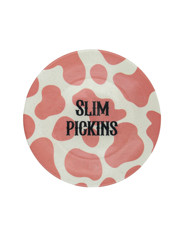 Dessertplatte "Slim Pickins" Cowgirl -Ära