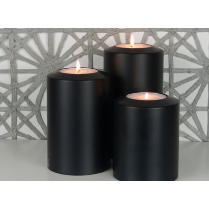 Synd! TEALYS HOLDER PERSITAL CANDLE Klassisk sort ∅ 8 cm