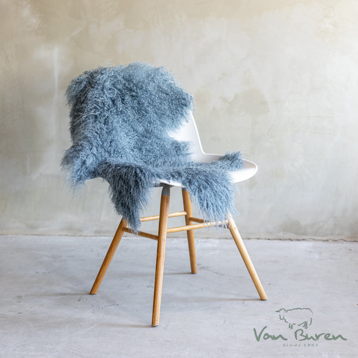 Vintage blauw
