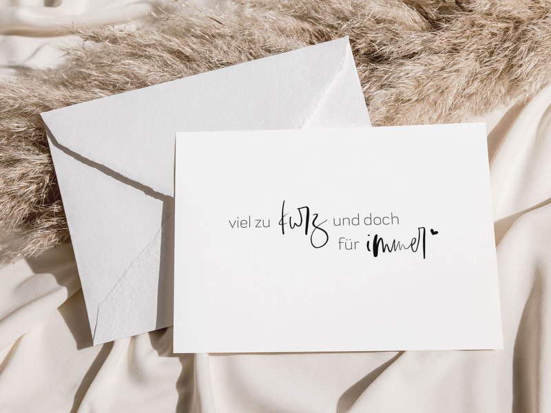Postcard "Forever" verklaring