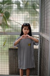 Stripe Loose Shirt Dress