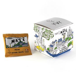 Organic Peach Mate - 15 biologisk nedbrydelige teposer