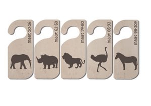 Safari size hangers size 50 to 104