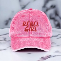 Gorra vintage REBEL GIRL Gorra vintage de sarga de algodón