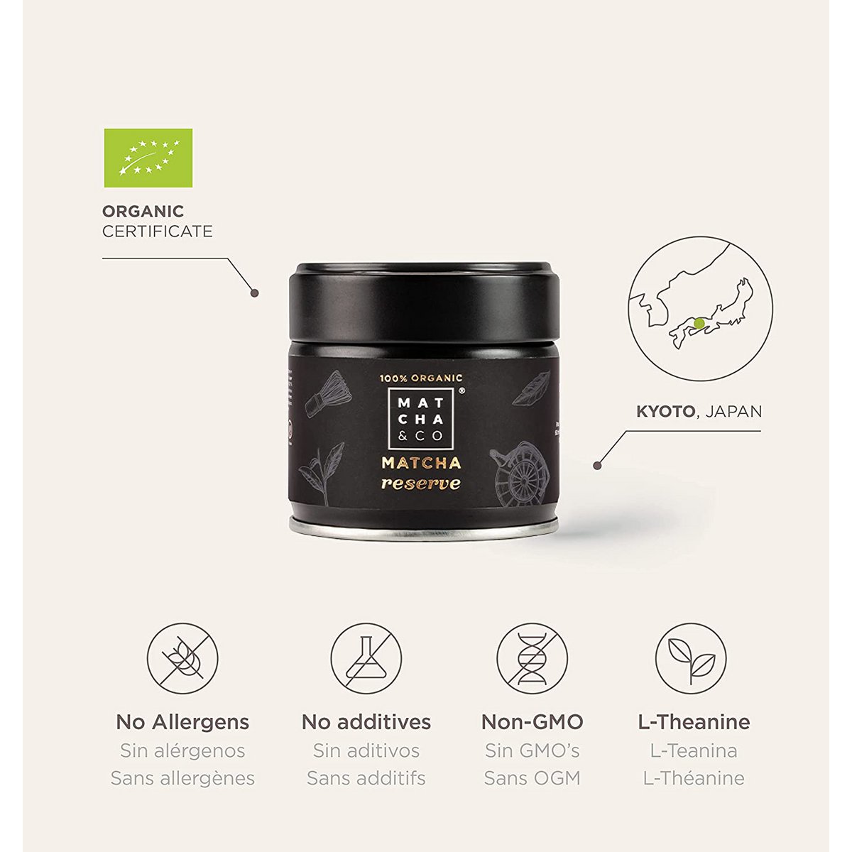 Reserve Matcha Tee 100% Bio