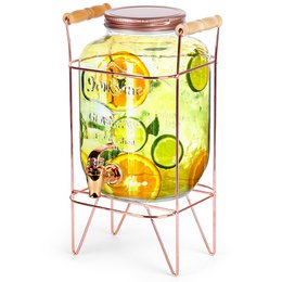 Dispensador con Tap and Stand Gold 4.2 L