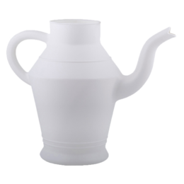 Annaffiatoio vintage in plastica - ↑ 22 cm - Bianco - Blu - Verde