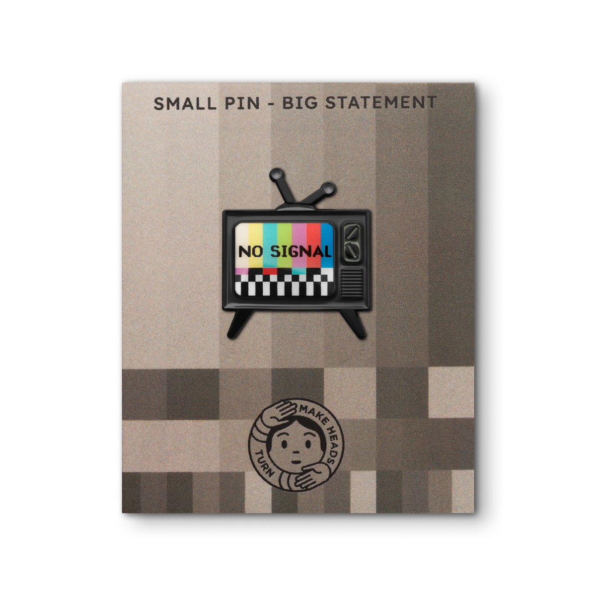 Enamel Pin "No Signal TV"