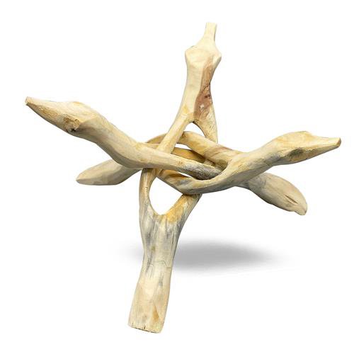 Supporto in legno a 3 gambe piccolo 10 cm