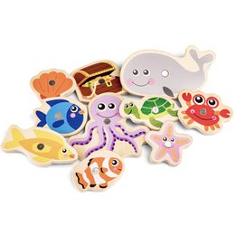 Wooden Magnetic Fishing Game