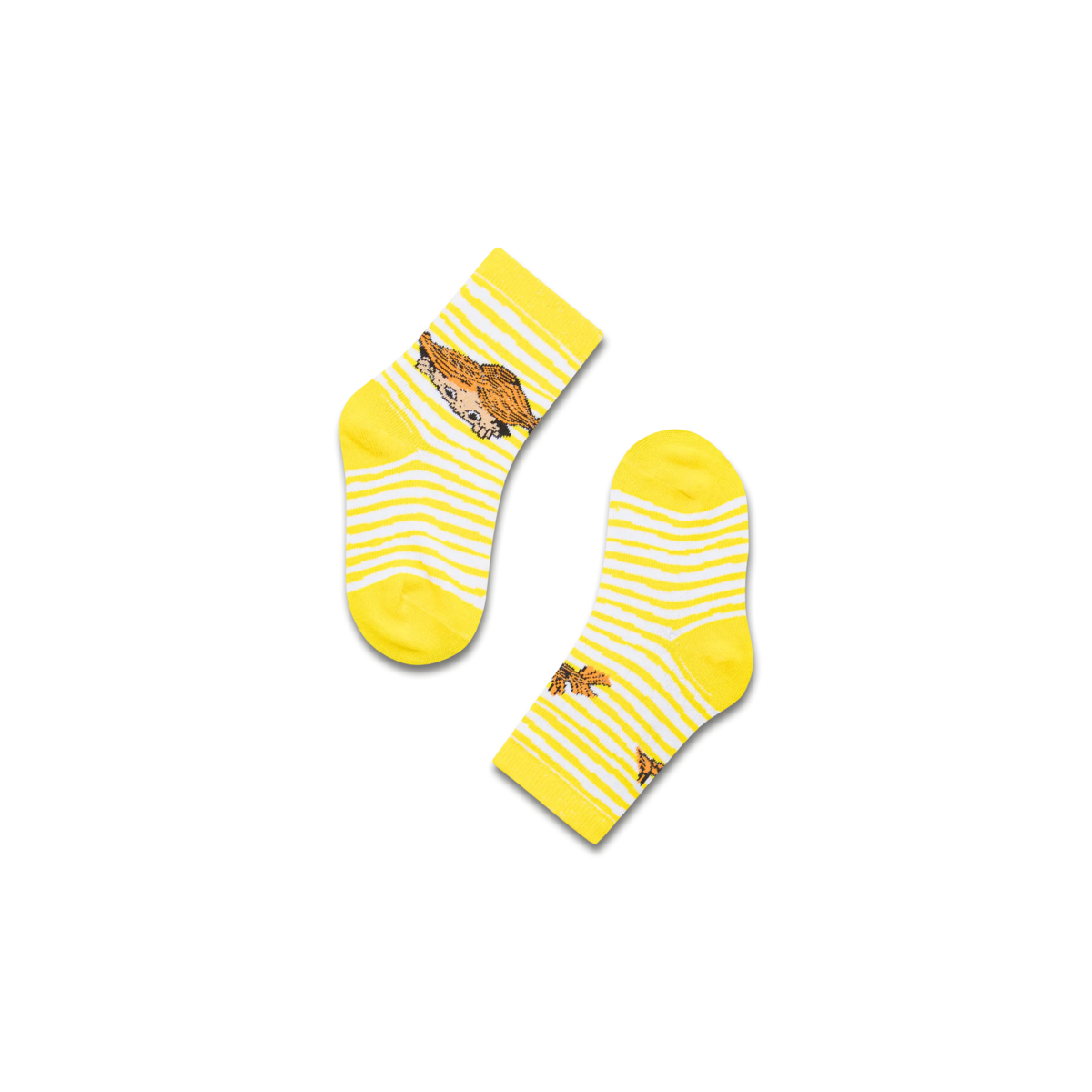 koaa – Pippi Calzelunghe Stripes – Easy Calzini giallo/bianco
