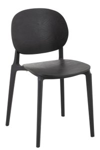 J-Line Stuhl Basic - Kunststoff - Schwarz