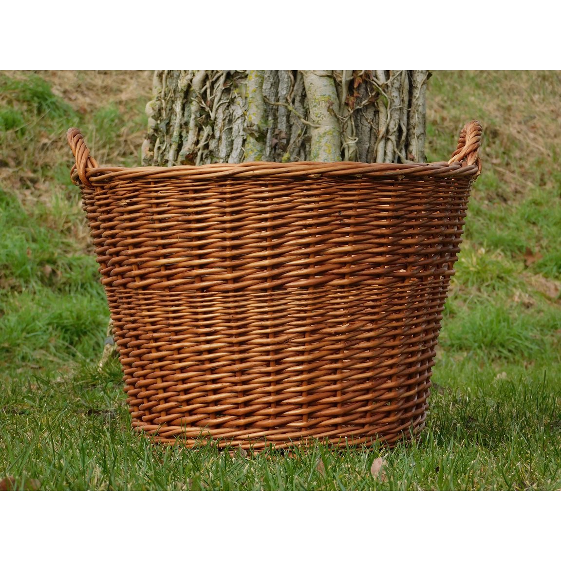 Panier en Osier Vintage – Grand – Rotin