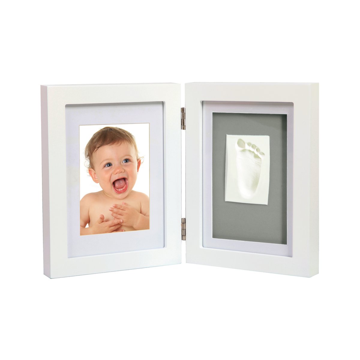 Adora Double Frame – Baby Hand/Footprint & Photo