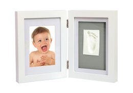 Adora dobbeltramme – babyhånd/fodaftryk & foto