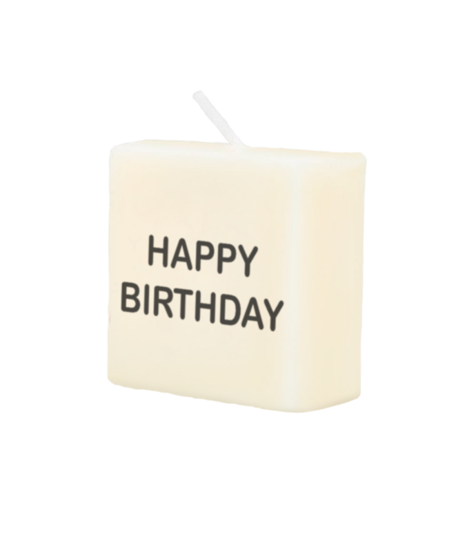Letter Candle - Happy birthday