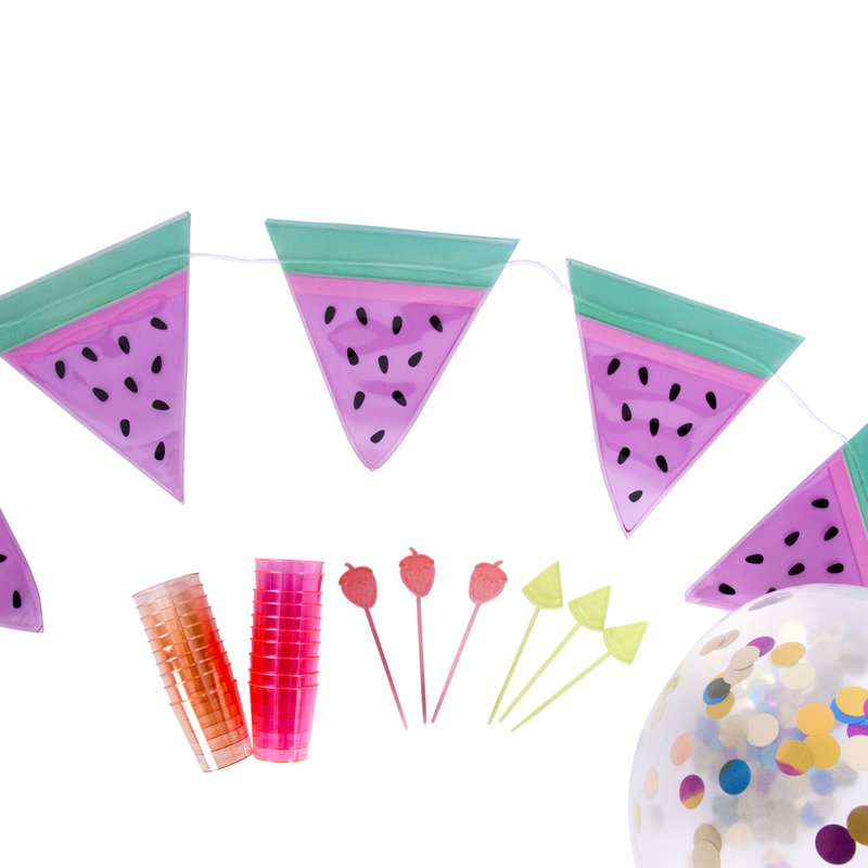 PARTY SET + GIOCO DA BERE FRUTTA HF