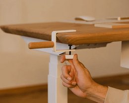 Desk-Mounted Headphone Hook