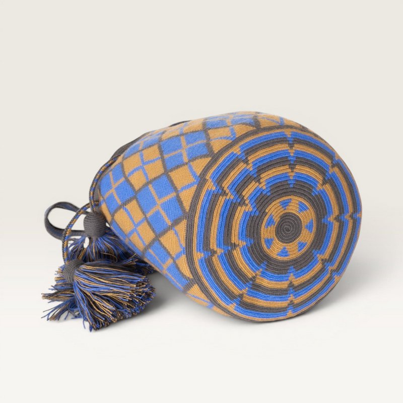 Geometric crossbody L | Lapis