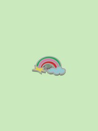 Rainbow Dog Collar Trailer